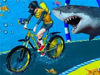 Underwater cycling adventure