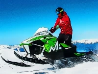 Snowmobile jigsaw