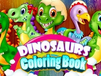 Dinosaurs coloring books